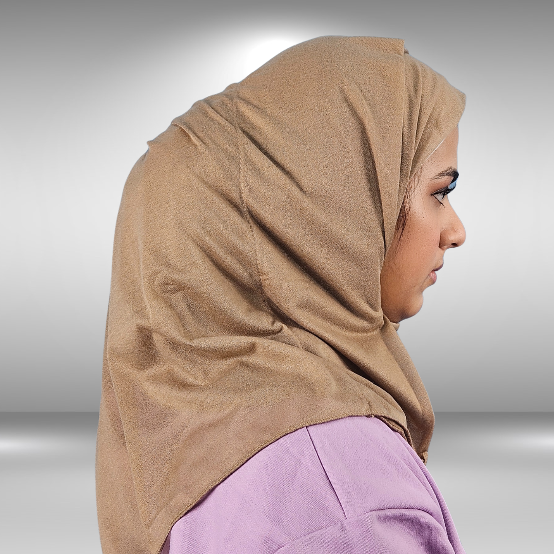 شاش تركي – حجاب مطوي من الأمام لتغطية أنيقة