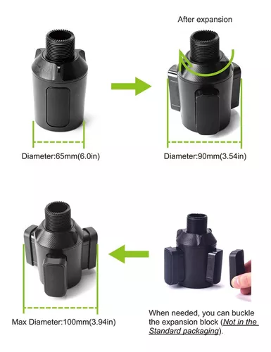 Cup Base With Adjustable Cup Holder and Mobile Phone Holder for Car - Saffaar.com