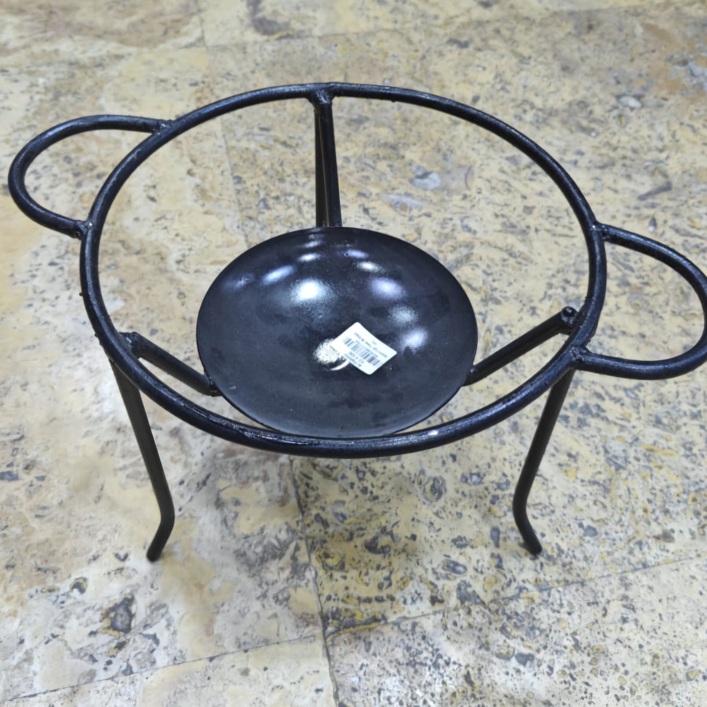 Tawa with base for candle used for serving - Saffaar.com