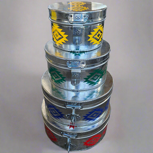 Round Box for Gifts, Sweets, Storage