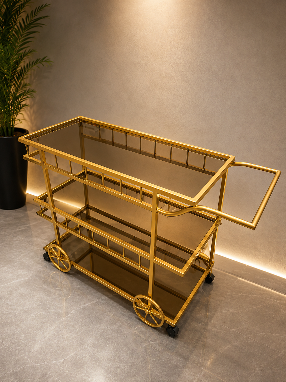 Premium Serving Trolley for Modern Kuwaiti Homes