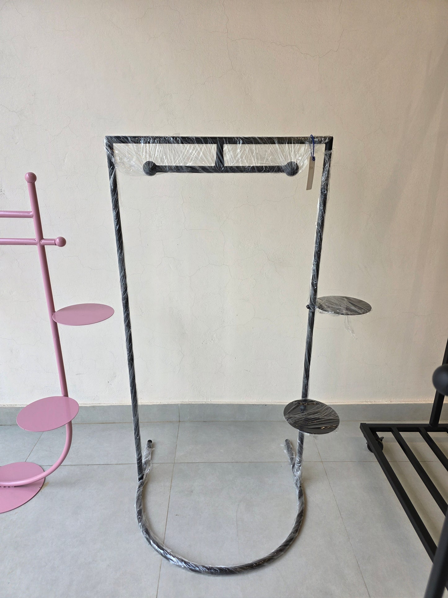 Kids Clothes Stand with Side Shelves – Premium Display Rack