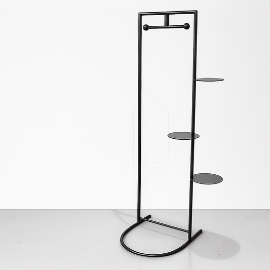 Clothes Hanger with 3 Shelves 0525