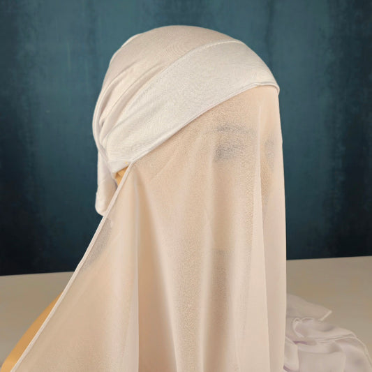 Chiffon Abaya Hijab with Undercap  Scarves - Saffaar.com