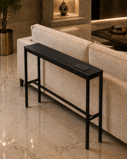 Sofa Back Table with Built-In Charging Ports TOP Only