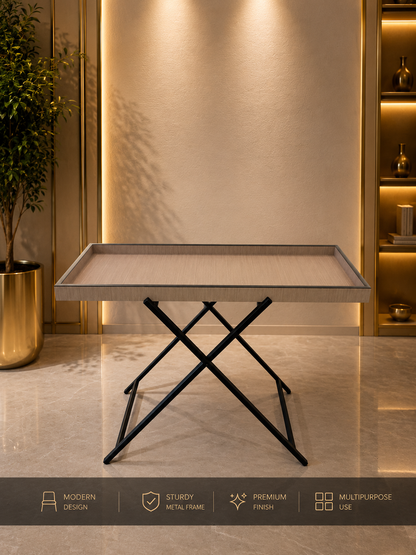 Wooden Tray Multipurpose with Stand (120*40 CM)